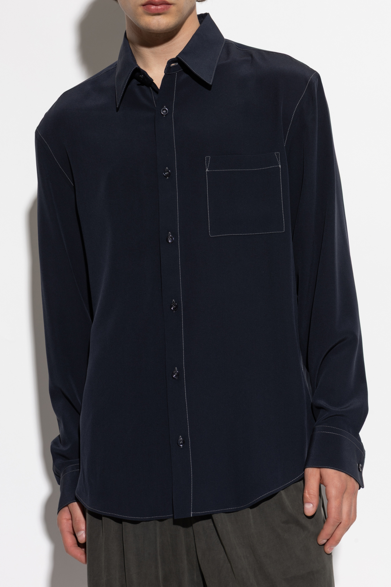 Giorgio Armani Silk shirt | Men's Clothing | Vitkac